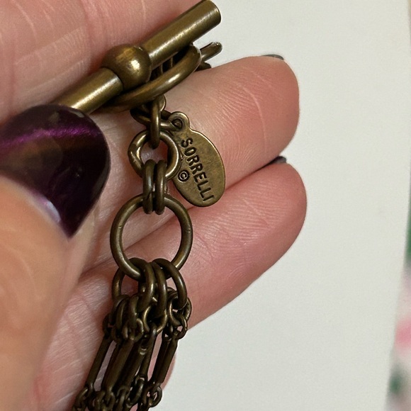 Elegant Sorrelli Multi-Strand Bronze Necklace - Picture 3 of 5